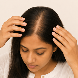 Visible Scalp & Widened Parting